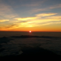Sunrise at the top